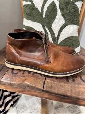 Crevo Alameda 225 Chukka Boots Chestnut Leather Men’s Size 10
